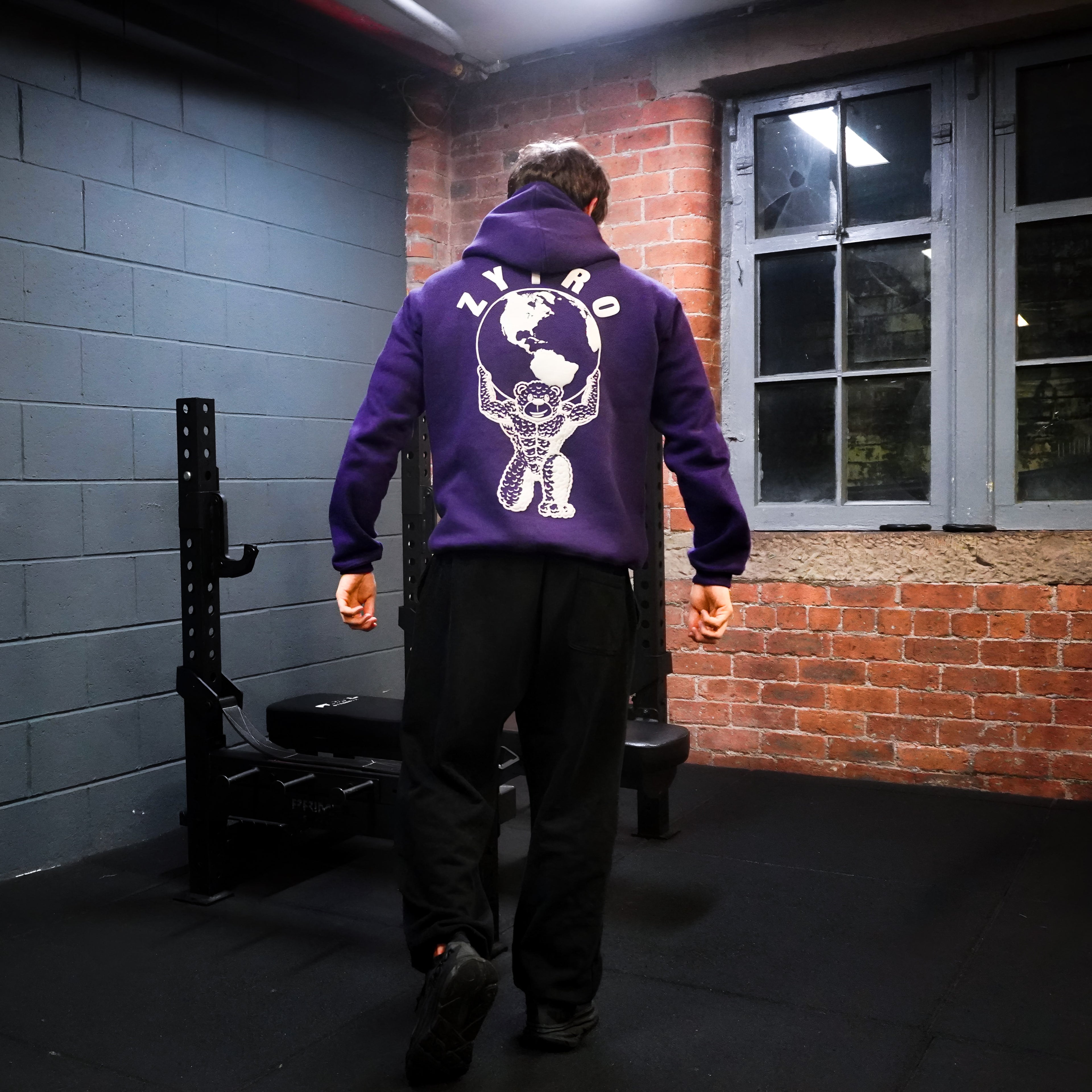 Purple Bear Atlas Hoodie ZytroAthletics, ZYTRO, Zytro, ZytroAthletics, Zytro Clothes, Zytro Gymwear, Zytro hoodie, Zytroathletics , gymwear